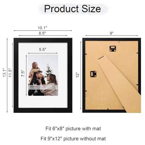 9x12 Picture Frame Set of 4 (4 Count)