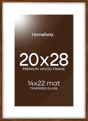 20x28 Brown Oak Picture Frame