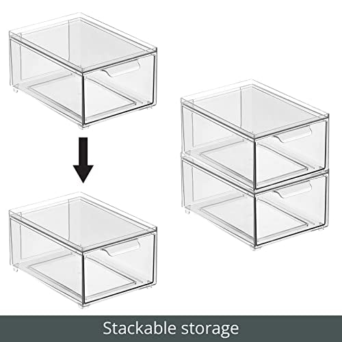 Plastic Bathroom Organizer Bin w (8 Count)