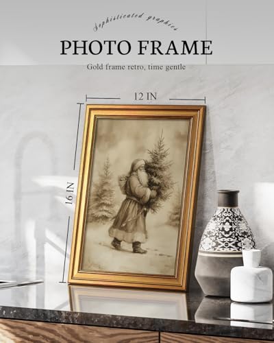 Vintage Gold Framed Wall Artwork