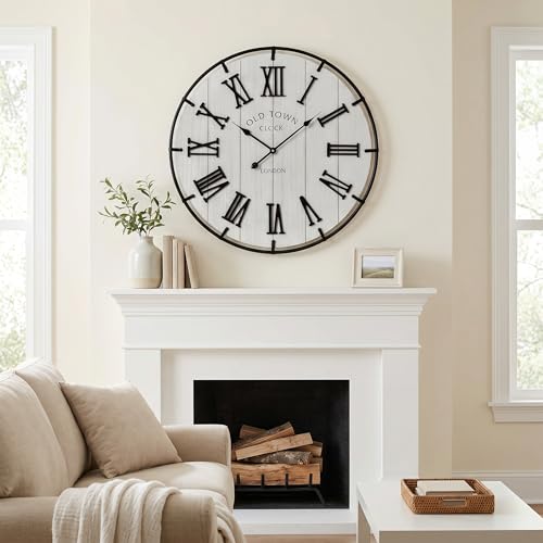 Large 30 Inch Farmhouse Wall Clock