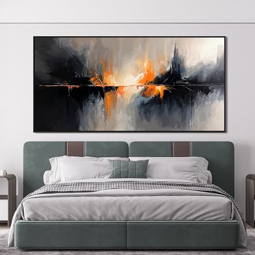 Large Modern Wall Art Decor Abstract Canvas Art Bedroom Decorations 29"X58"