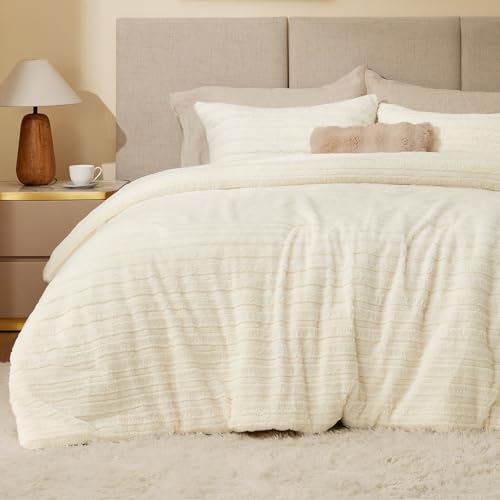 Faux Fur King Size Comforter Set