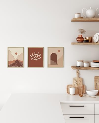 8.5x11 Gold Metal Picture Frames (3 Count)