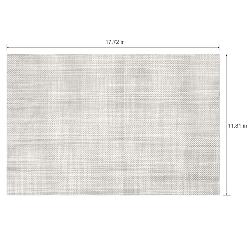 Placemats Set of 6 Washable Indoor (6 Count)
