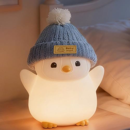 Pink Penguin Night Light