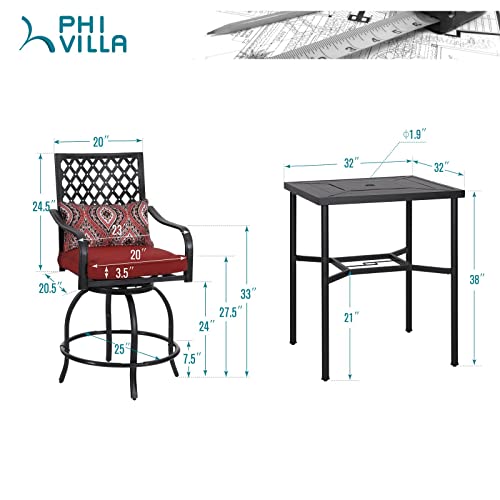5 Piece Patio Dining Set Bar Height (5 Count)