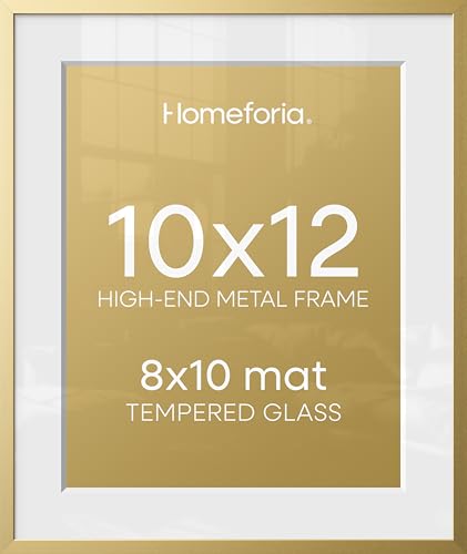 10x12 Gold Picture Frame (3 Count)
