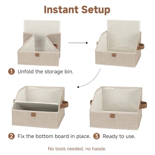 Closet Storage Bins Trapezoid (3 Count)