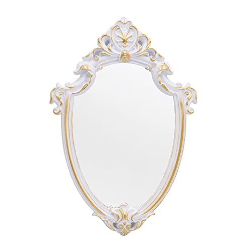 16.5 x 11 inch Vintage Mirror Antique Mirror Shield Shape