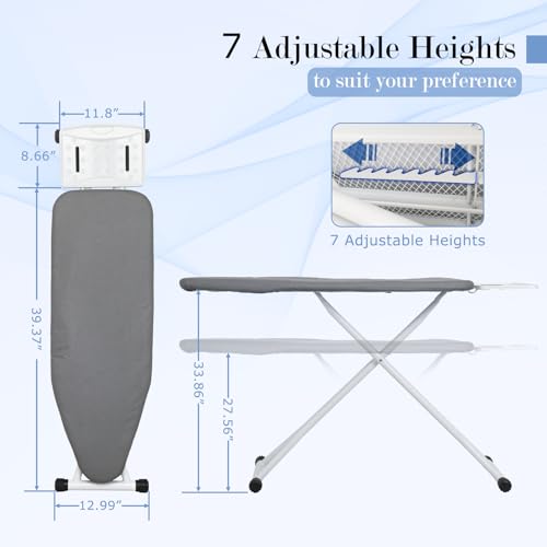 Ironing Board 48" x 13" with Iron Rest