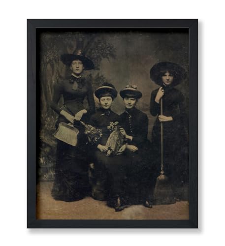 Vintage Four Witches Coven Print