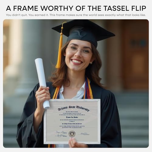 8.5x11 Black Oak Diploma Frame (3 Count)