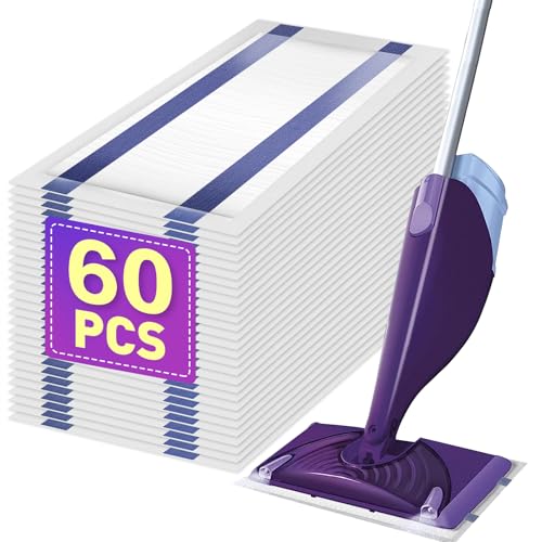 Mopping Pad Refill Compatible with Wet Jet Mop (60 Count)