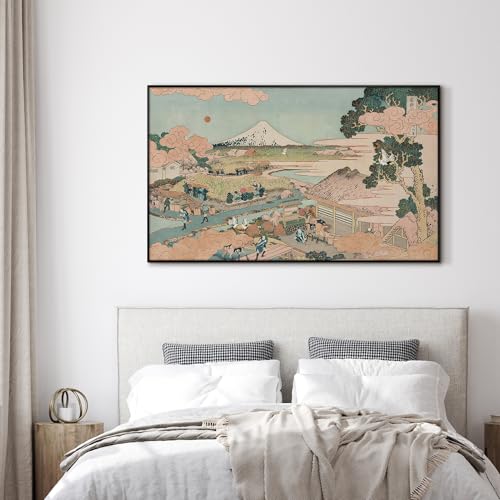 30"x60" Extra Large Framed Wall Art Japanese Ukiyo