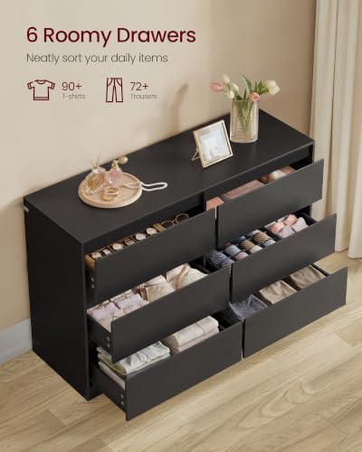 Modern 6 Drawer Dresser