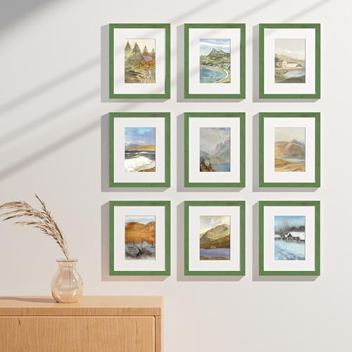 8x10 Picture Frames Set of 9 (9 Count)