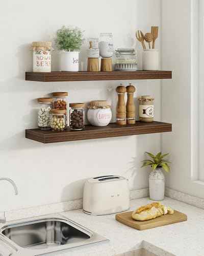 30" Floating Shelves for Wall (2 Count)