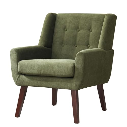 Accent Chair Upholstered Button Tufted Armchair