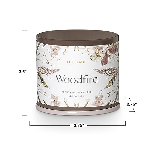Candle Tin Woodfire Vanity 11.9 Ounce
