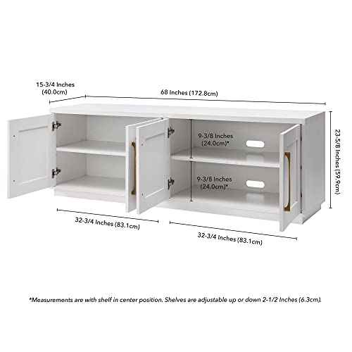 Tillman Rectangular TV Stand for TV's up to 80" in