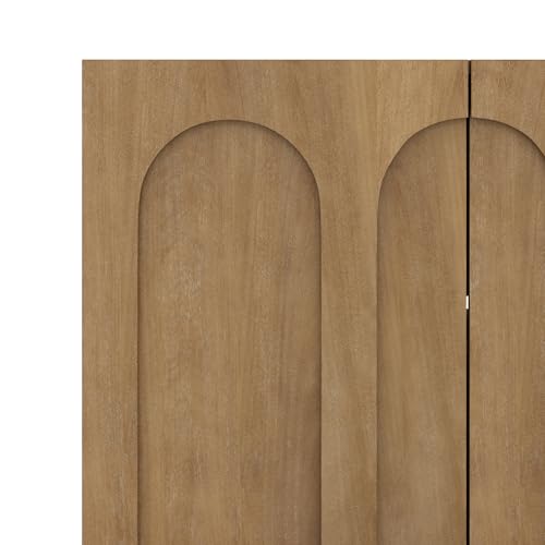 Jett Mid Century Modern Wood Credenza Storage Cabinet