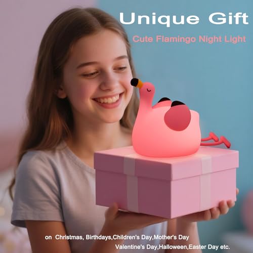 Flamingo Night Light for Kids