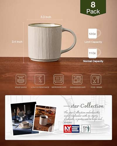 Coffee Mug Set of 8 (72 Count)