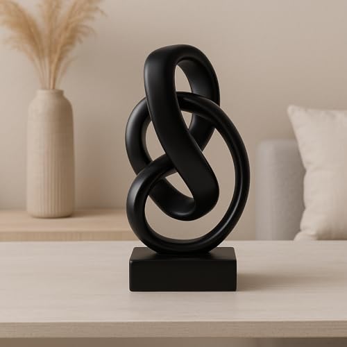 Modern Abstract Knot Sculpture