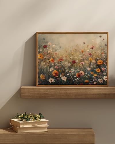 Framed Canvas Wall Art Vintage Decor