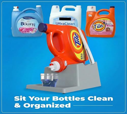 Liquid Laundry Detergent Holder Stand with Drip Tray (2 Count)
