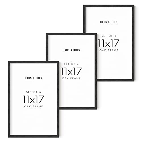 11x17 Black Oak Frame Set of 3 (3 Count)