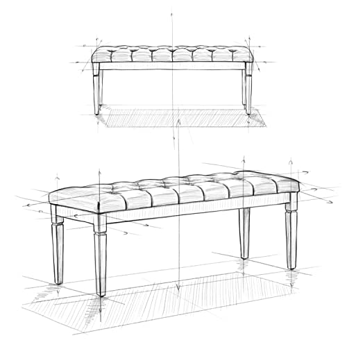 Waverly Tufted Ottoman Bench