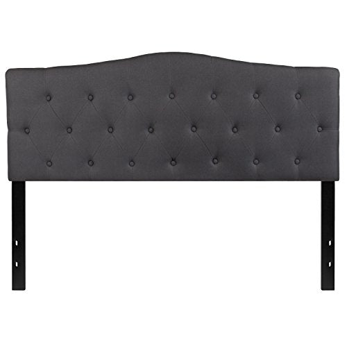 Queen Tufted Fabric Headboard