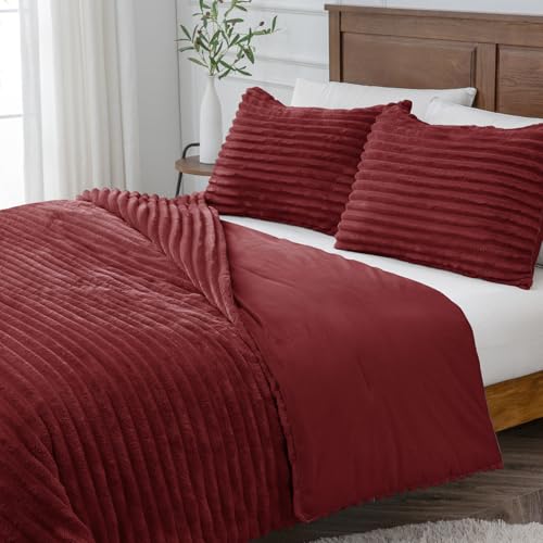 Fleece Queen Comforter Set
