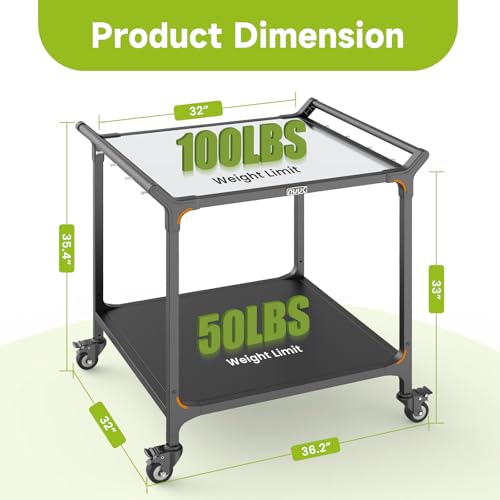 Outdoor Grill Cart on Wheel 32" x 32"