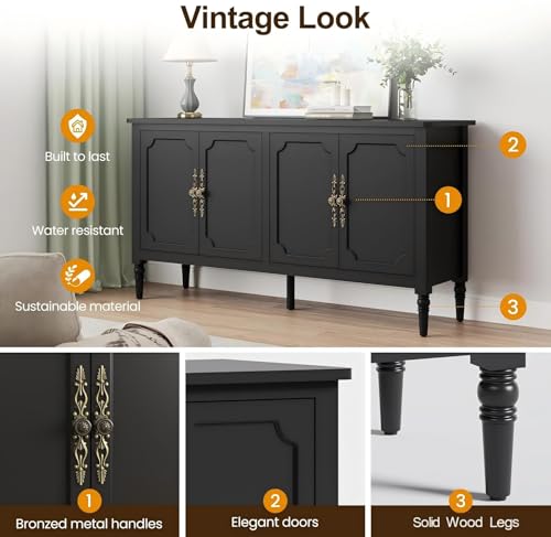 118" Buffet Cabinet with Storage