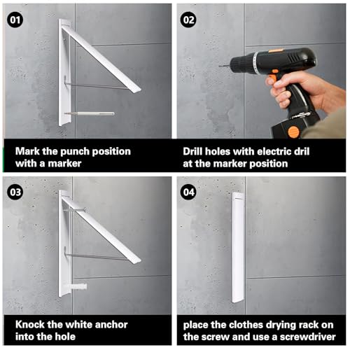 Retractable Clothes Drying Rack