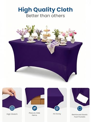 Spandex Table Cloth 2 Pack [8FT