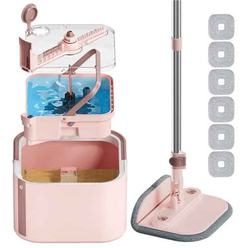 Spin Mop and Bucket System Kit (6 Count)