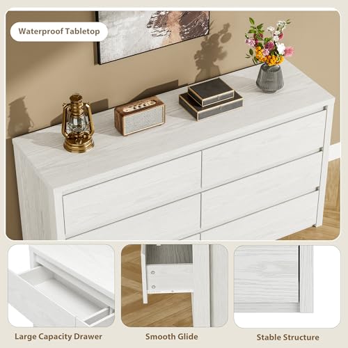 6 Drawer Dresser for Bedroom