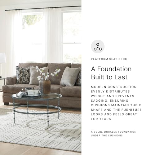 Stonemeade 3 Seat Chenille Sofa
