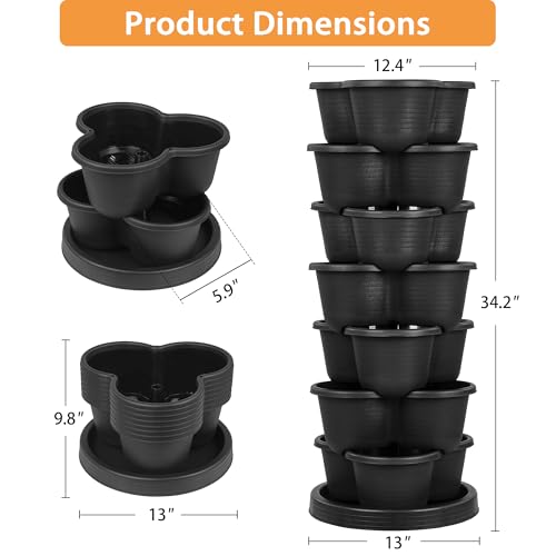 7 Tier Vertical Garden Planter (7 Count)