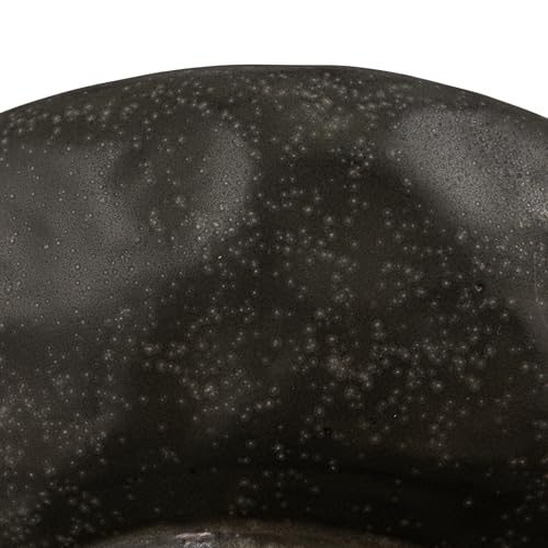Stoneware Footed Pedestal Bowl with Handles