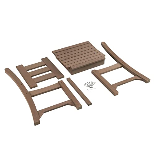 Poly Lumber Patio Dining Chair Outdoor Garden Armless Chair