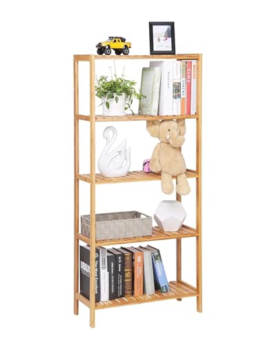 5 Tier Bamboo Shelf
