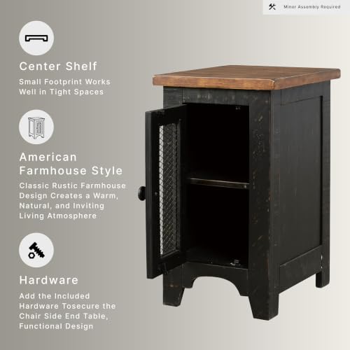 Valebeck Chairside End Table with Storage