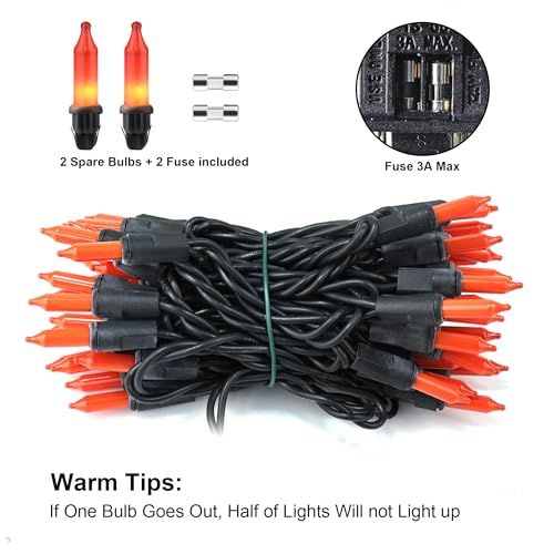 Orange Halloween Lights (21.3 Foot)