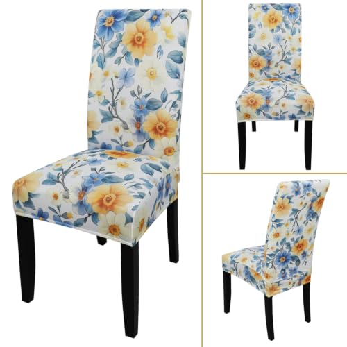 Pattern Chair Covers for Dining Room Set of 2 (2 Count)