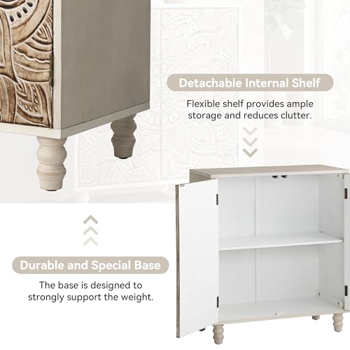 Set of 2 32" Sideboard Cabinets (2 Count)